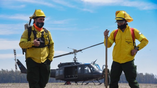 Incendios: positivo control de los focos ígneos frente al Gran Rosario