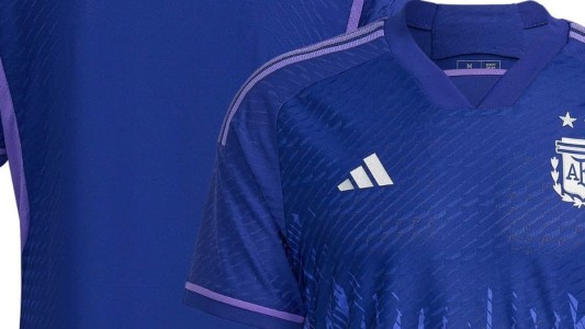 Qatar 2022: se filtró cómo será la camiseta argentina suplente