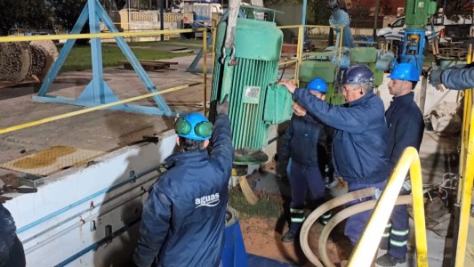 De a poco comienza a normalizarse el servicio de agua potable