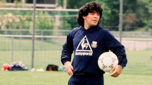 Furor por una nueva “aparición” de Diego Maradona