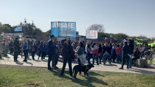 Jornada pública de Amsafe La Capital en defensa de la modalidad especial
