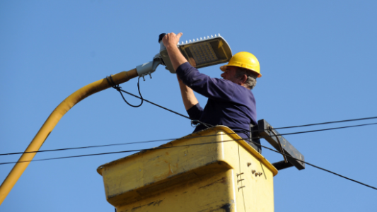 Terminaron los trabajos de iluminación en vecinal Villa Setúbal