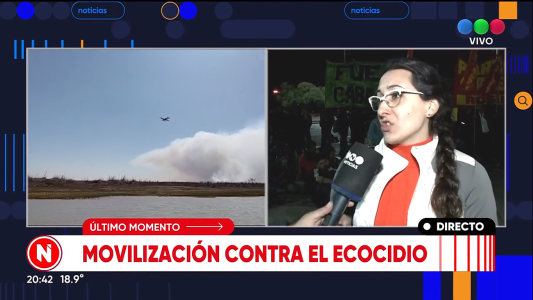 Incendios en las islas del Paraná: Rosario se movilizó contra el ecocidio