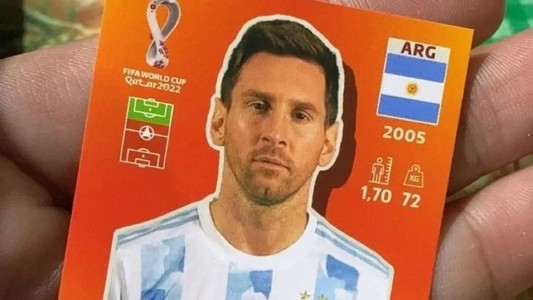 La alegría de Mateo Messi al encontrar la figurita de Leo