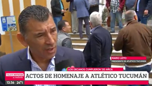 Atlético Tucumán celebra sus 120 años en la cima de la Liga