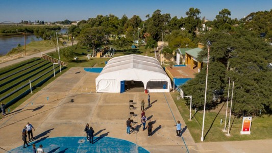 Últimos días de vacunación Covid en el Camping Municipal de Santo Tomé