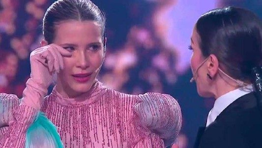 La emoción de Guillermina Valdés en Telefe