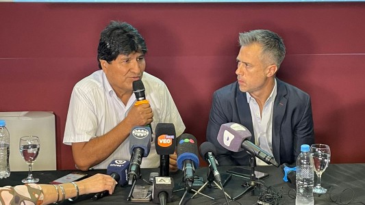 Evo Morales está en Santa Fe
