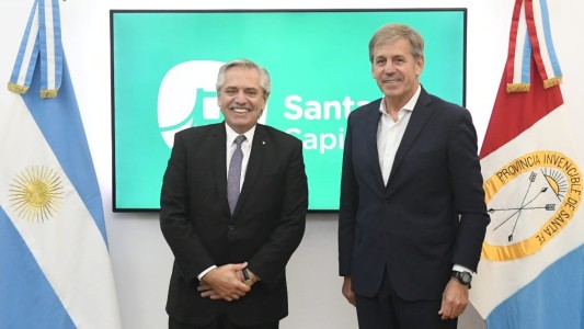 Emilio Jatón recibió a Alberto Fernández en la Municipalidad