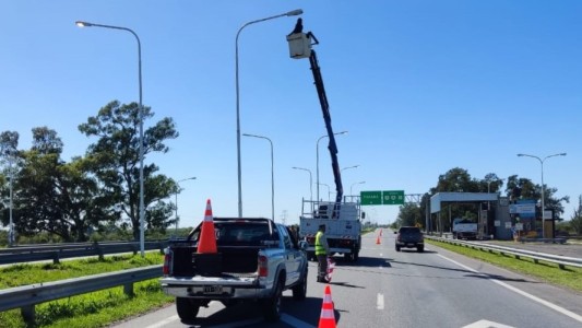 Comienza hoy el reemplazo de luminarias por artefactos LED en la ruta 168