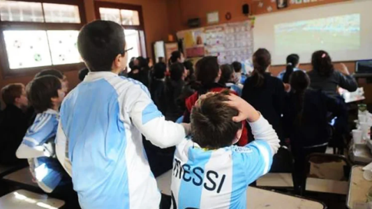 Se podrá ver el Mundial en las escuelas pero trabajando contenidos