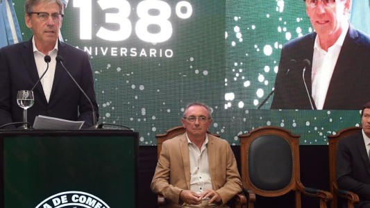 Jatón participó del acto por el 138° aniversario de la Bolsa de Comercio de Santa Fe