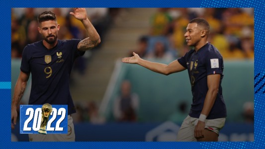 Francia mostró su jerarquía y goleó a Australia en su debut en el Mundial de Qatar