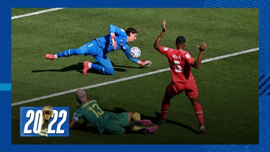 Suiza le ganó a Camerún por 1 a 0, en el grupo de Brasil