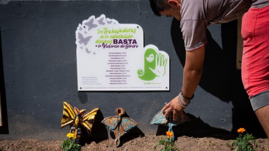 SADOP homenajeó a las víctimas de femicidios, transfemicidios y crímenes de odio