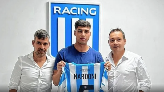 Nardoni debuta en Racing como titular en la final con Boca