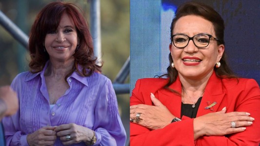 Cristina Kirchner recibió a la presidenta de Honduras