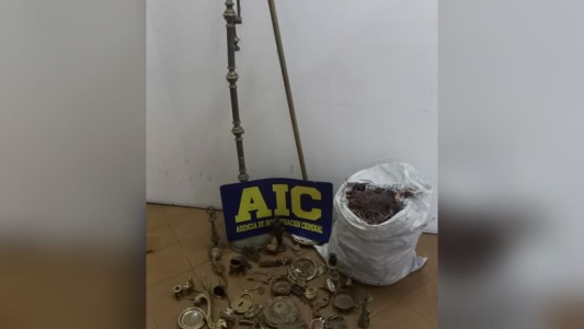 Recuperan piezas de bronce y cobre robados al Cementerio Municipal y Telecom