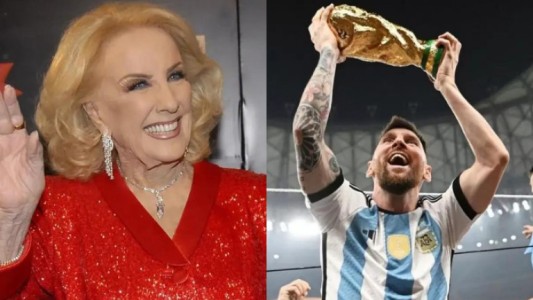 Mirtha Legrand subastó la camiseta autografiada por Messi y recaudó más de 11 millones de pesos