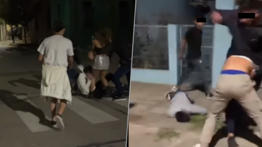Video: brutal agresión entre jóvenes en Las Colonias