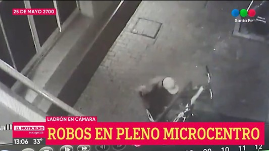 No lo detienen ni las cámaras: robó dos veces en la misma cuadra