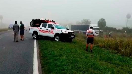 Mueren dos personas en un choque fatal en la Ruta 11 cerca de Reconquista