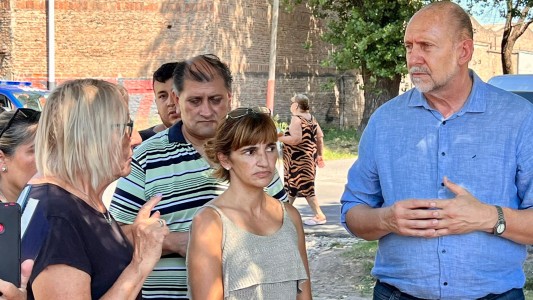 Perotti recorrió Rosario junto al ministro de Seguridad de Santa Fe
