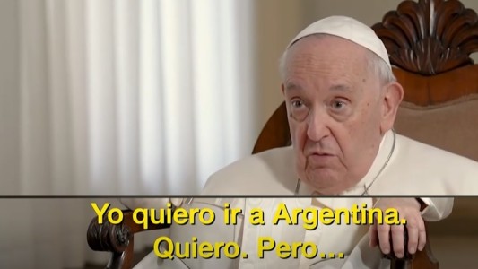 "Quiero ir a la Argentina", dijo el papa Francisco pero advirtió no quiere que su visita "sea usada"