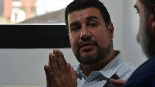 Marcos Cleri en campaña para ser gobernador de Santa Fe