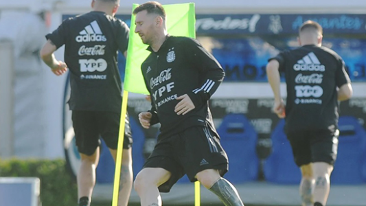 Argentina tuvo su primer entrenamiento, previo al duelo con Panamá