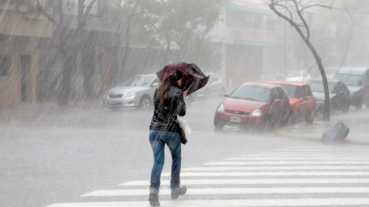 Está vigente un alerta meteorológico por tormentas fuertes