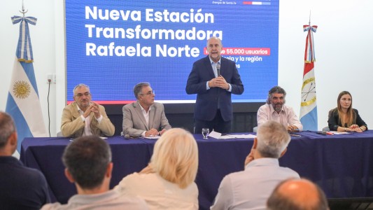 Perotti encabezó la licitación para la construcción de la estación transformadora Rafaela Norte