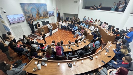 Primera instancia del Concejo Joven 2023, en el marco de los 150 años del Concejo Municipal