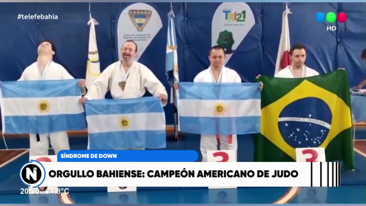 Judoca con Síndrome de Down salió campeón americano: "Voy a ir a un Mundial, como Messi"