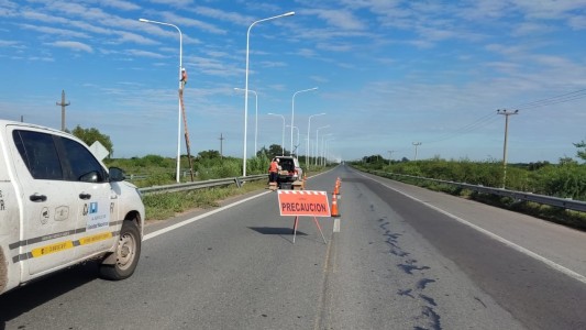 Ruta 168: instalan cámaras de seguridad para prevenir el vandalismo y robo de luminarias