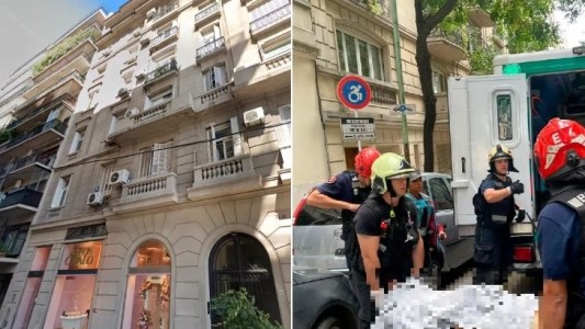 Detuvieron al empresario que estaba con la mujer que murió al caer de un sexto piso en Buenos Aires