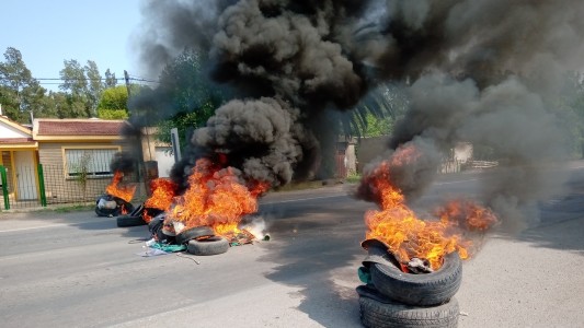 Masiva convocatoria de Festram en los cortes de ruta