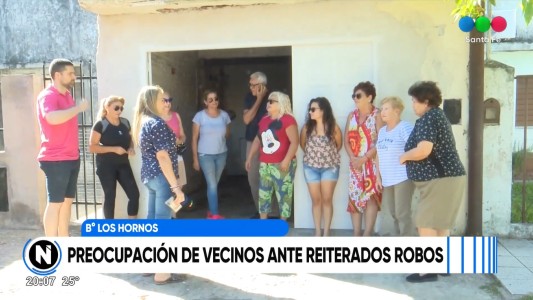 Los Hornos, otro barrio sitiado por la inseguridad