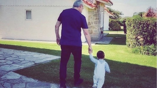 El Presidente celebró el primer año de su hijo Francisco