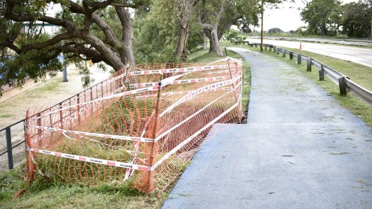 Se llevan adelante gestiones para el arreglo de un socavón en el Parque del Sur