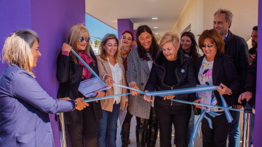 Se inauguraron los puntos violeta de Cañada Gómez y Las Parejas