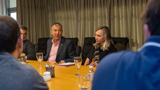 Juan Manuel Pusineri analizó junto a empresarios de la construcción la situación del sector