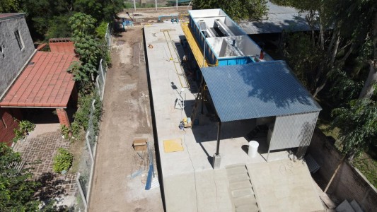 Inminente puesta en marcha del nuevo sistema de tratamiento de agua potable para Santa Rosa de Calchines