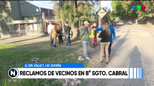 Vecinos de Sargento Cabral reclaman al Municipio por mayor limpieza en el barrio
