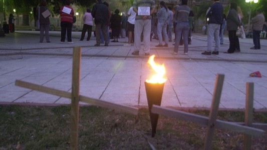 A 20 años de la inundación del Salado: La Carpa Negra volvió a la Plaza 25 de Mayo