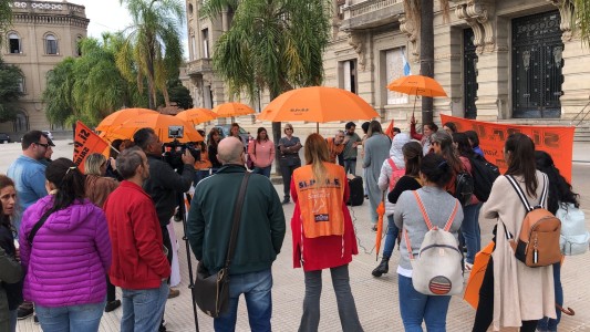 Protesta de profesionales de la salud por el cambio de escalafón