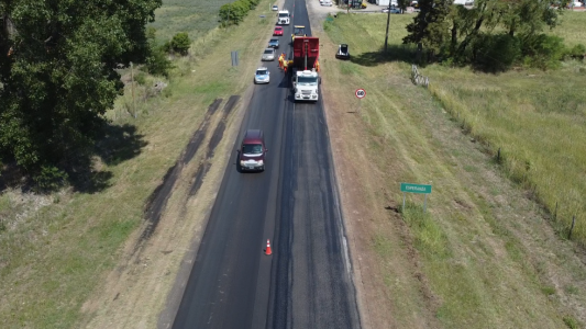 Plantarán más de 1.500 árboles en la “Ruta Segura” que se construye sobre la ruta provincial 70