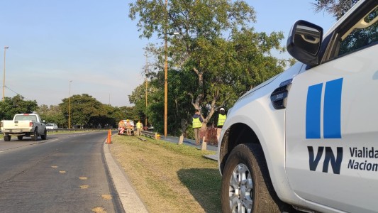 Precaución: Hasta las 18, Vialidad Nacional refuerza la demarcación horizontal de la Ruta 168