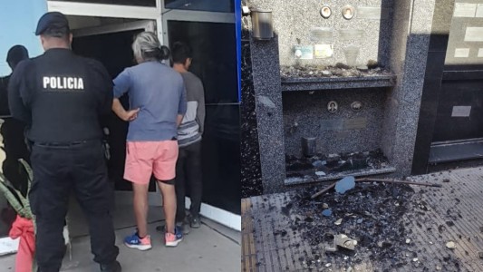 Detuvieron a dos sujetos que robaron elementos de bronce del Cementerio Municipal