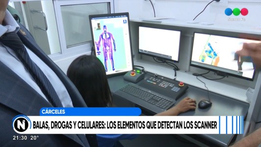 A dos meses de su instalación, qué elementos detectaron los scanner en las cárceles